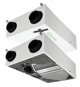 Компактные приточно-вытяжные установки с пластинчатым рекуператором (подвесное исполнение) SMARTY 4X P